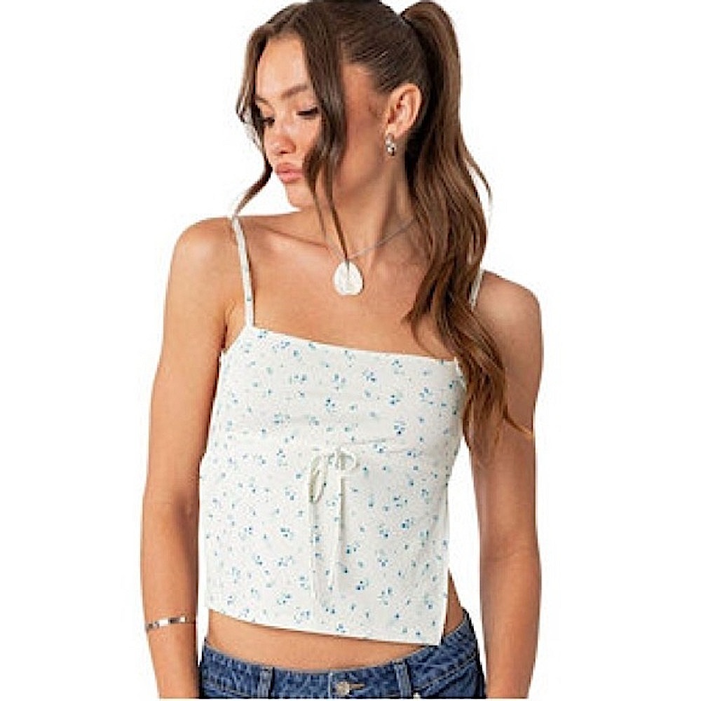 🆕 EDIKTED Marli Open Back Tank Top size XS